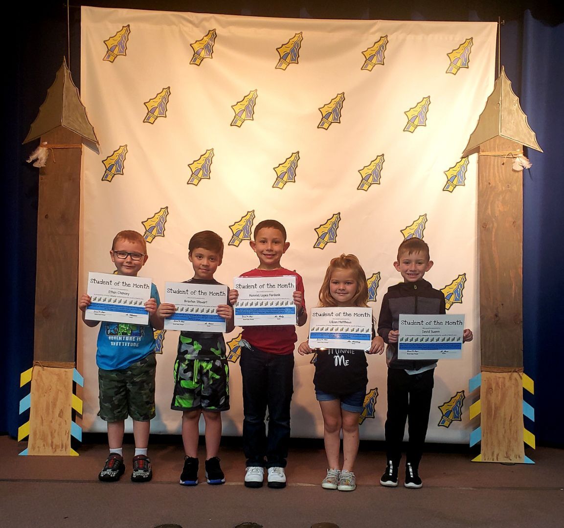 Chiefland Elementary School March Students of Month